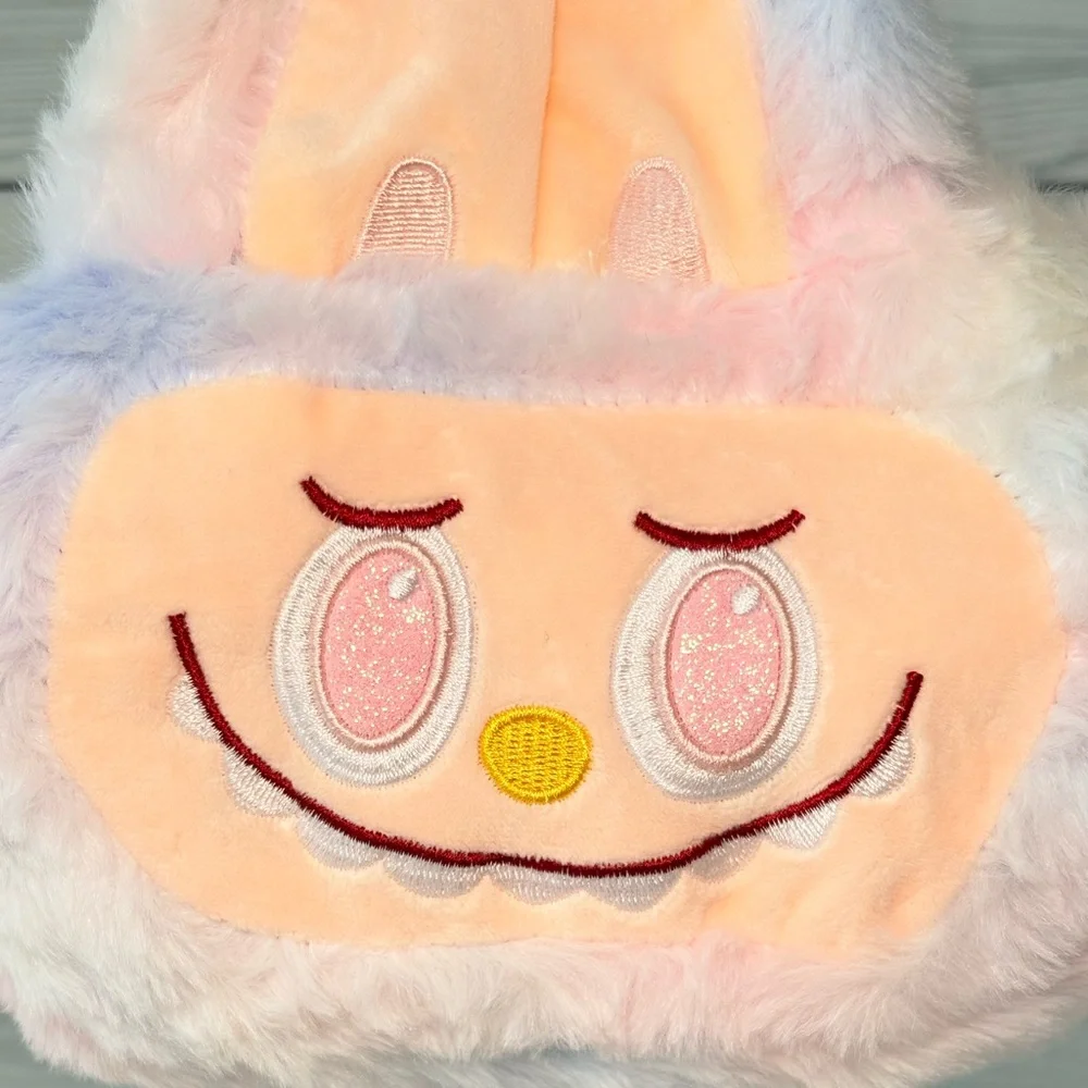 Cute Pastel Labubu‎ Plush Crossbody Bag